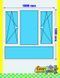 Ventana de pvc oscilobatiente combinada 180 x 180 cm. Blanca, sin persiana
