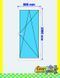 Puerta balconera oscilobatiente de PVC 90 x 200 cm. Blanca