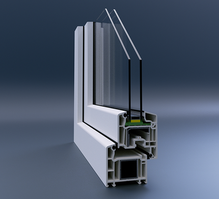 Puerta balconera oscilobatiente de PVC 120 x 200 cm. Blanca