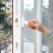 PVC door 80x200 cm, white, with lock