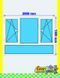 Ventana de pvc oscilobatiente combinada 200 x 150 cm. Blanca, sin persiana
