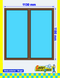Ventana de PVC 113 x 118 cm, 2 hojas (oscilobatiente + practicable), blanco/nogal &ndash; EN STOCK
