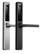 Cerradura biométrica de acero REX (NEGRO/PLATA)